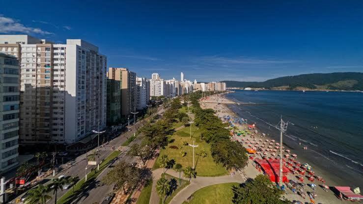 Apto Santos Gonzaga 45 Mtrs Praia Exterior foto